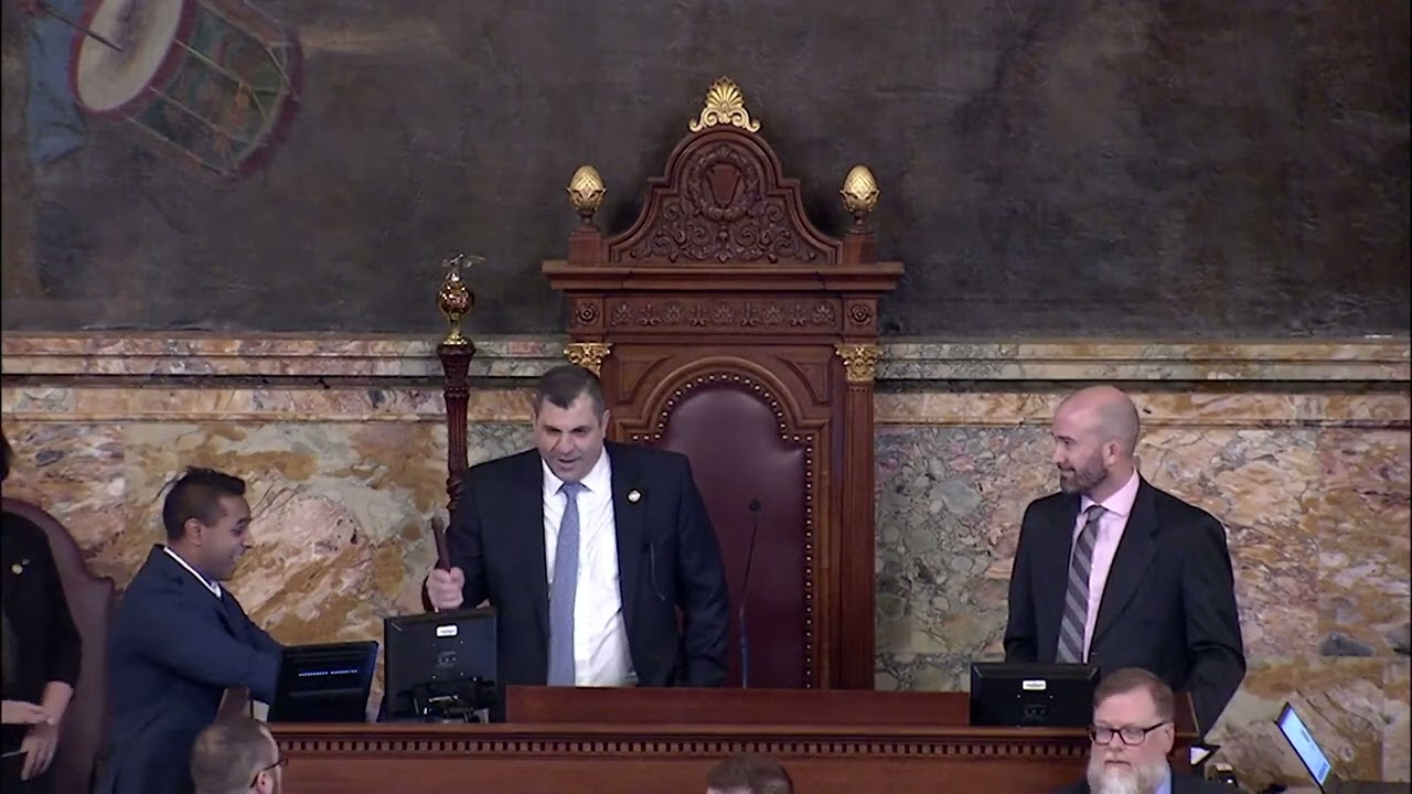 Rozzi Breaks Speaker's Gavel