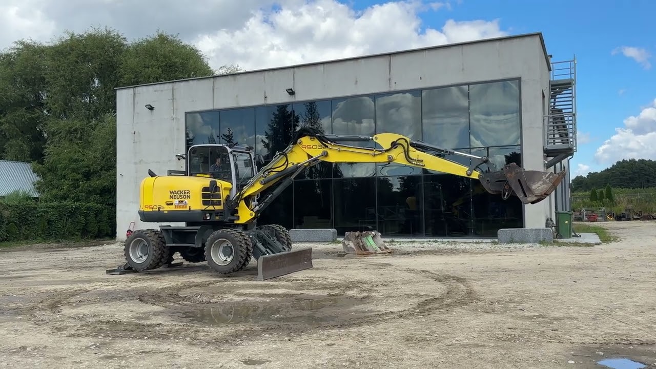 WACKER NEUSON 9503-2 KOPARKA KOŁOWA 2013R. KM MASZYNY BUDOWLANE WWW.KMRENT.PL 56-300 MILICZ