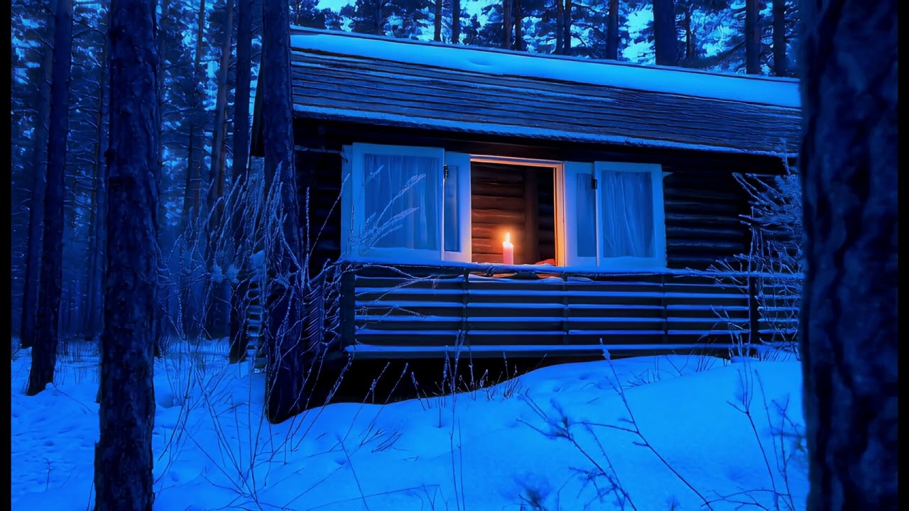 Snowy Cabin Focus: Deep Lo-Fi House | Atmosphere 12 [4K 60FPS]