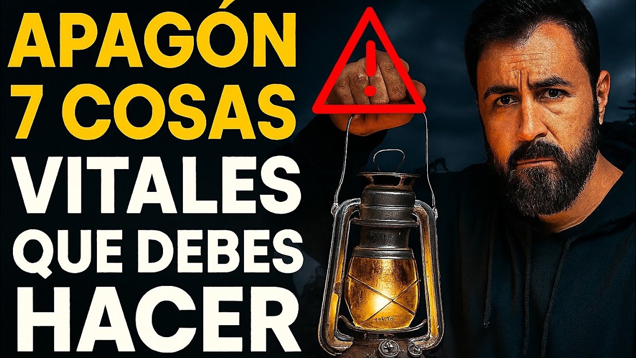 APAGON 7 Cosas VITALES que Debes Hacer en la primera HORA del Colapso | SURVIVAL BLACKOUT