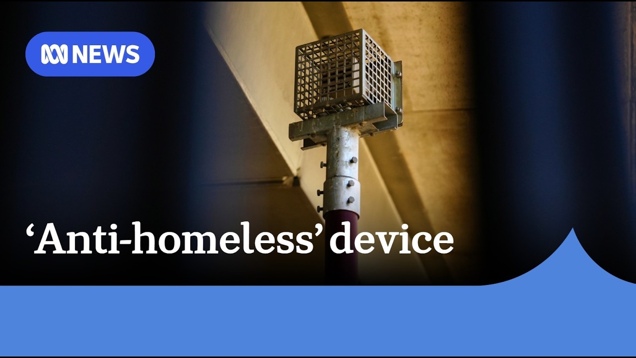 'Humiliating' anti-homeless devices under bridge in Perth switched off | ABC News