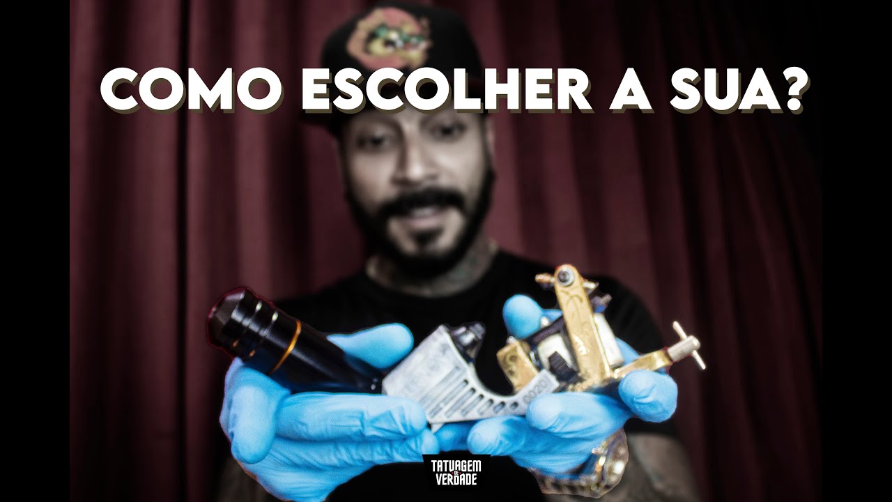 TIPOS DE MÁQUINA DE TATUAGEM: Qual é a melhor??