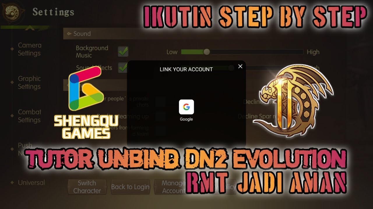 Tutor Cara UNBIND SHENGQU Akun Dragon Nest 2: Evolution | RMT Jadi AMAN!?