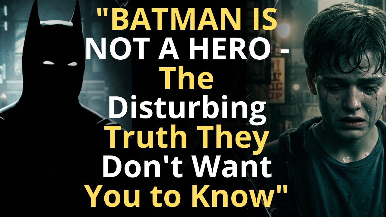 Why Does Batman NEVER Get Over Trauma? The Dark Knight's Psychological Trap 🧠🎭⚡