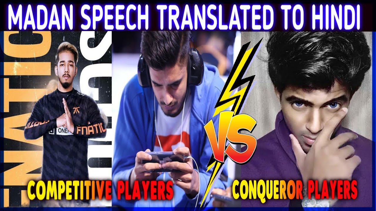 Sc0ut VS MADAN |Hindi Translation| Conqueror VS Competitive