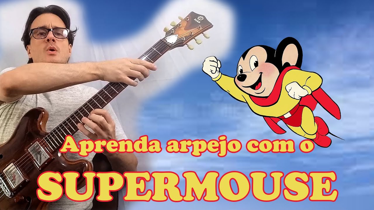 Arpejo do SUPER MOUSE: Aprenda o Desenho Clássico + Tablatura!