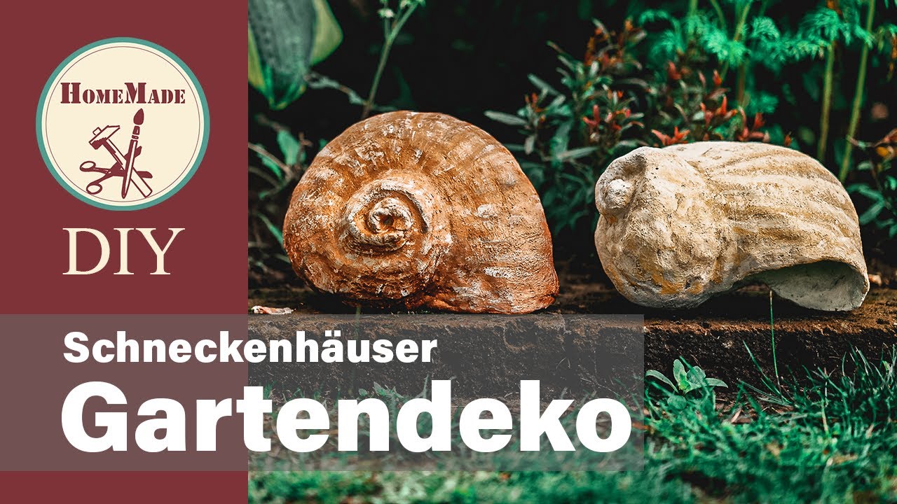 DIY | Gartendeko Schneckenhäuser aus Maschendraht selber machen | Maritime Sommerdeko | Shell craft