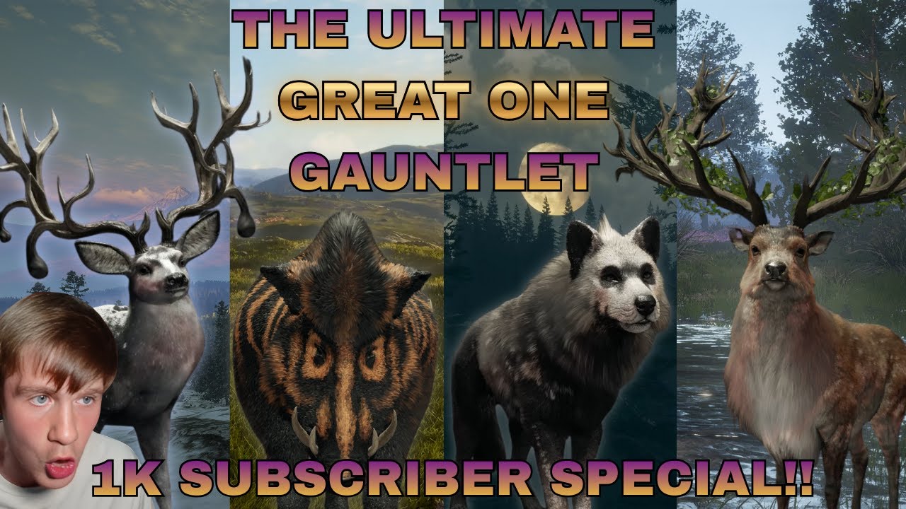 FOUR GREAT ONE GRINDS ONE STREAM!! GREAT ONE GAUNTLET! (1K SUBSCRIBER SPECIAL)