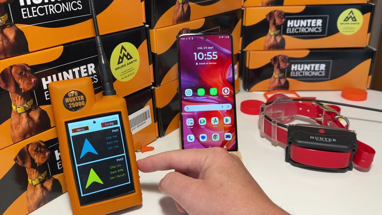 Mando Hunter GPS COMPASS con brújula para localizar a perros de caza