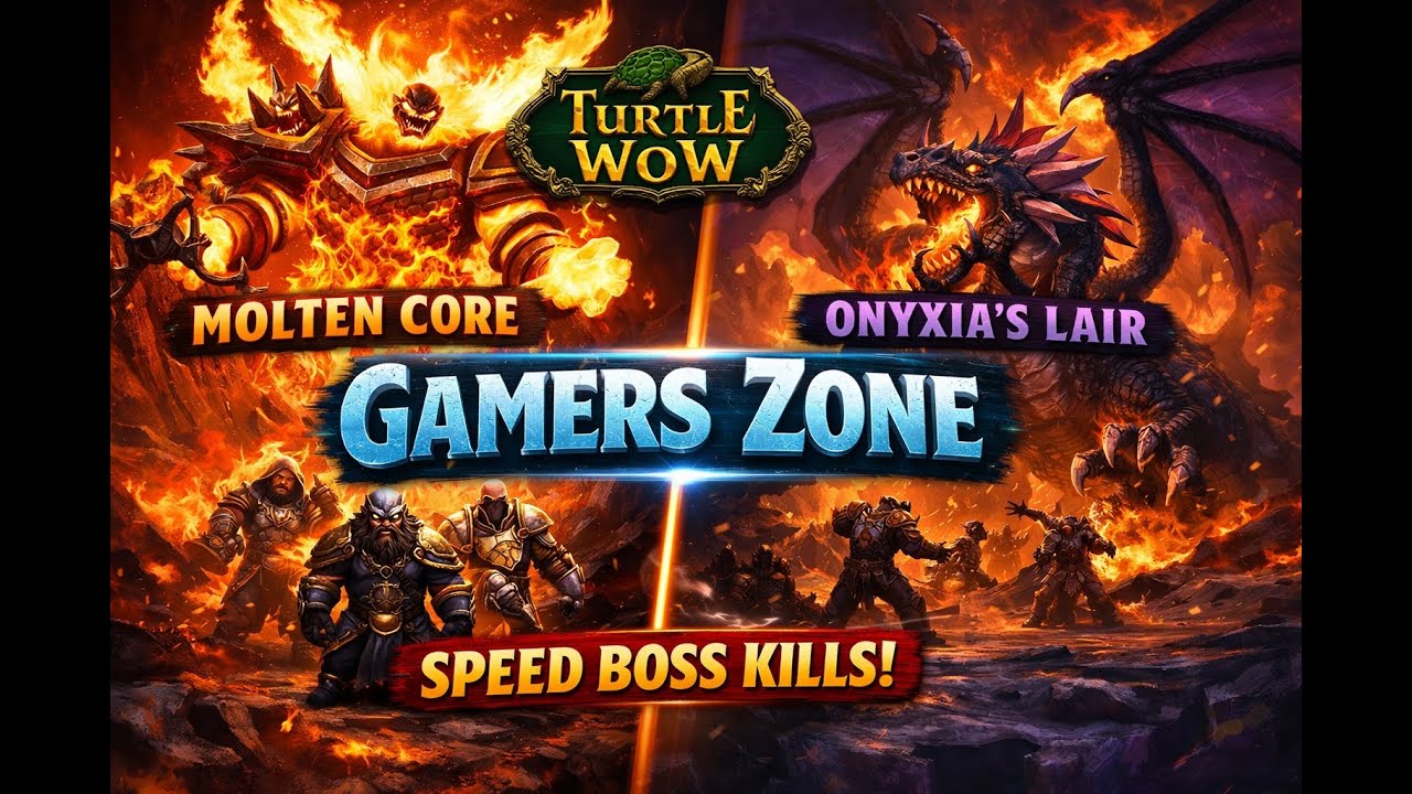 Guild Speed Clears Molten Core & Onyxia 🔥 | WoW Turtle