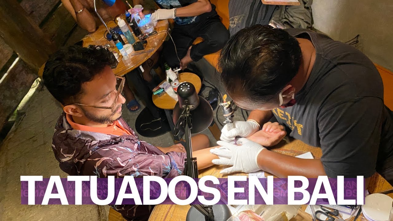 Nos hicimos un tatuaje gratis en BALI