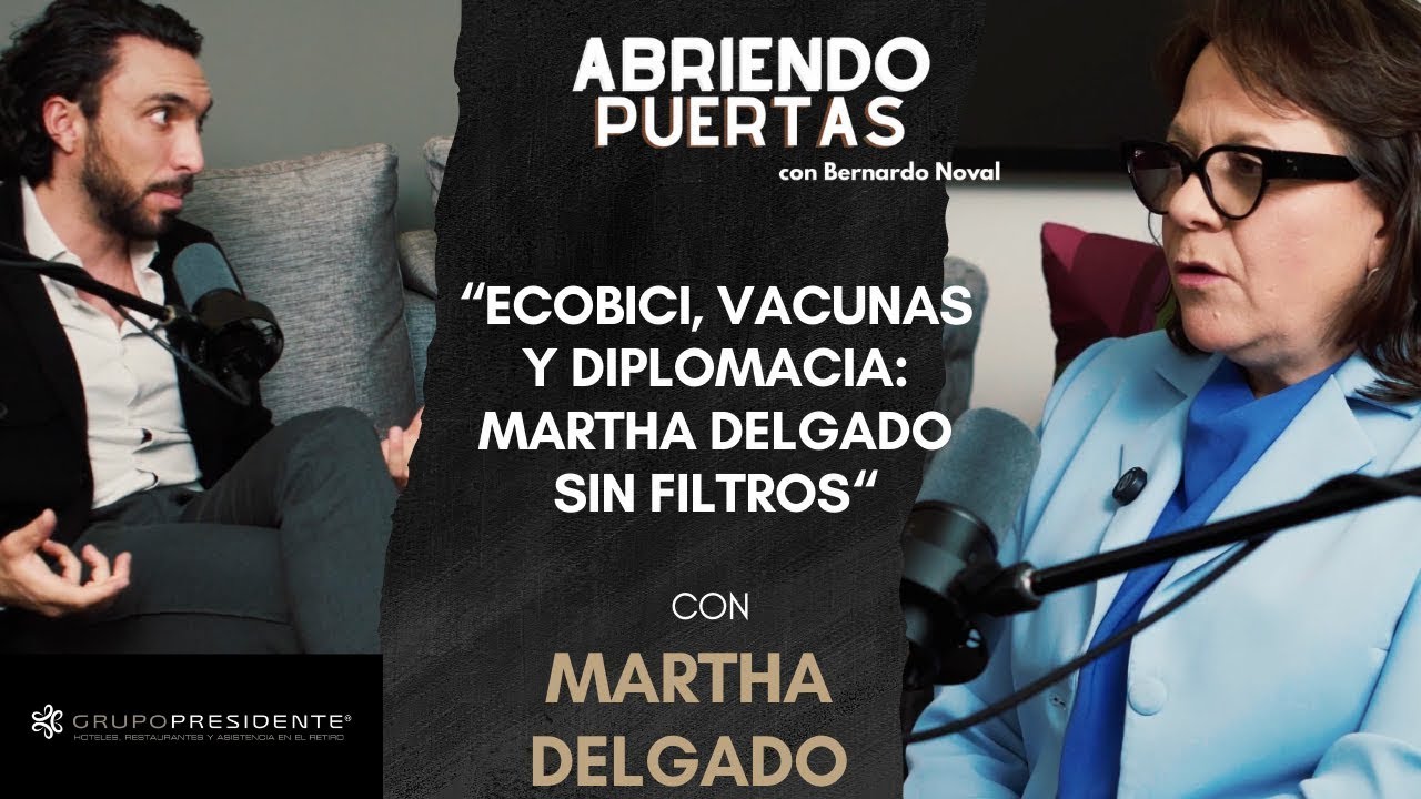 Ecobici, vacunas y diplomacia: Martha Delgado sin filtros