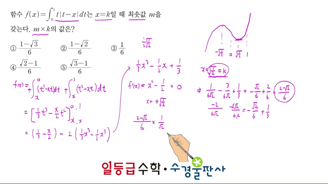 06 부정적분과 정적분 [고난도]
