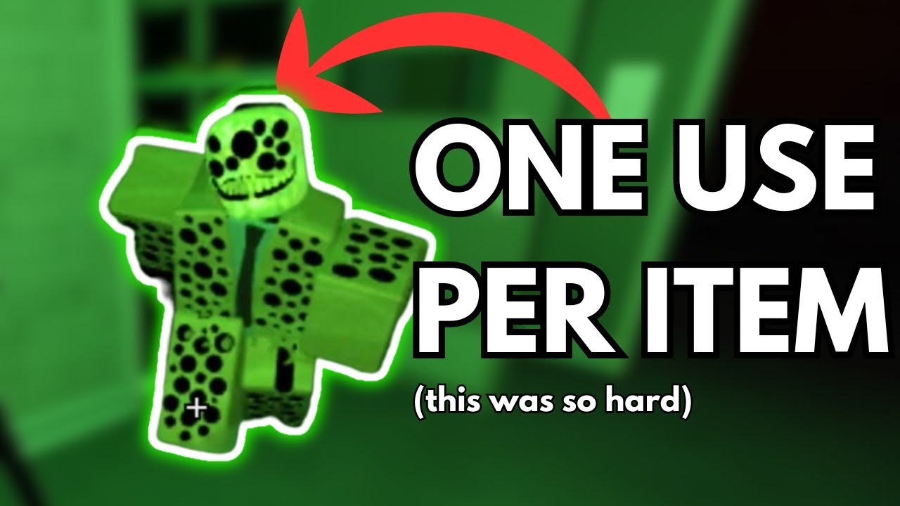 I Can Only Use Each Item ONCE.. | Demonology Roblox (nightmare mode)