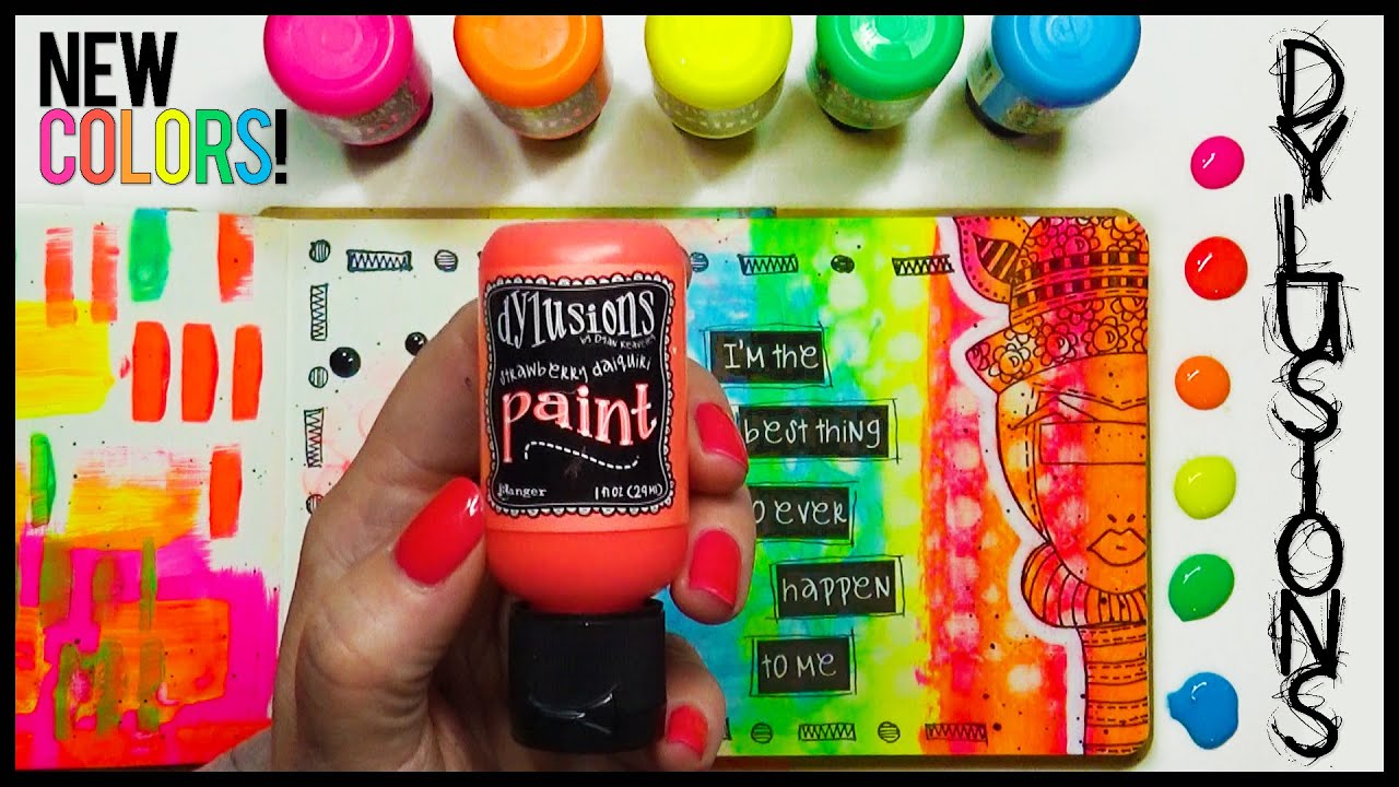 New Dylusions Paint Colors!