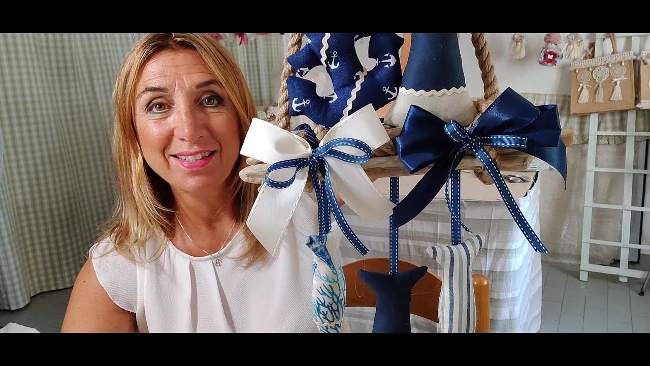 140🎀Fuoriporta tema marino