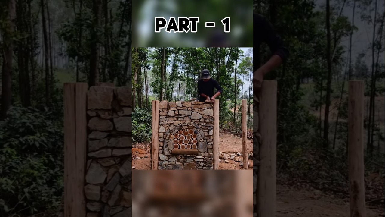 Alone in the Forest and He Does WHAT?! 😱 #survival #skills