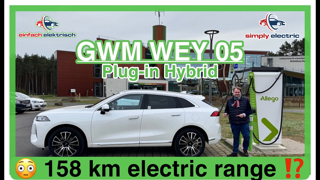 GWM WEY 05 cracks the 158 km electric range⁉️
