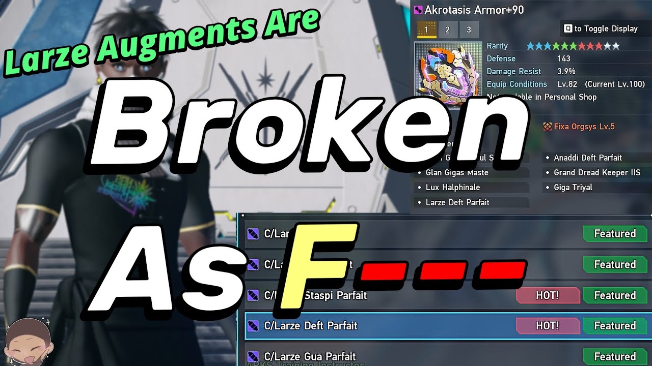 These Larze Augments Are Broken As Hell | PSO2 NGS