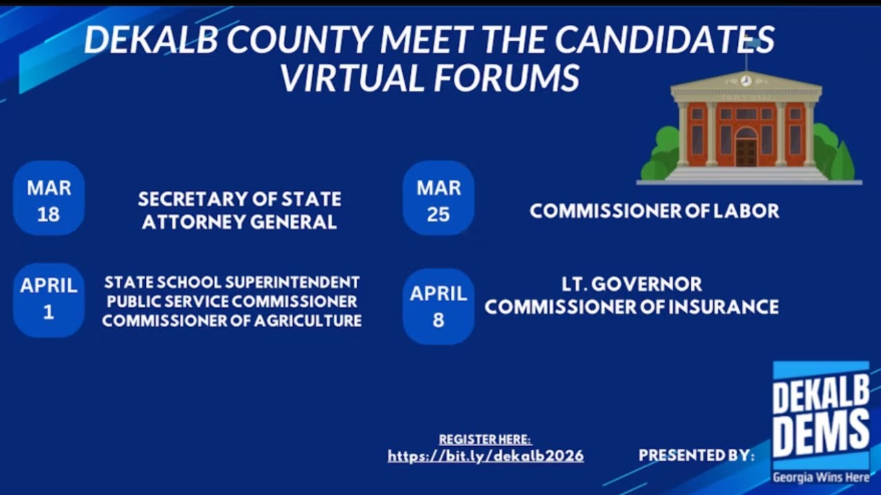Georgia Wins Here: State School Superintendent, PSC, Commissioner of Agriculture Candidates