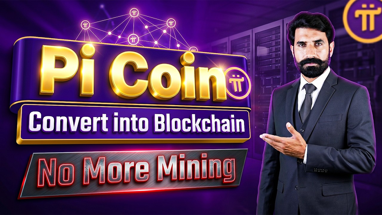 Pi Coin Conver into Blockchain, No More Mining | Pi Blockchain | Pi Network Blockchain | Albarizon