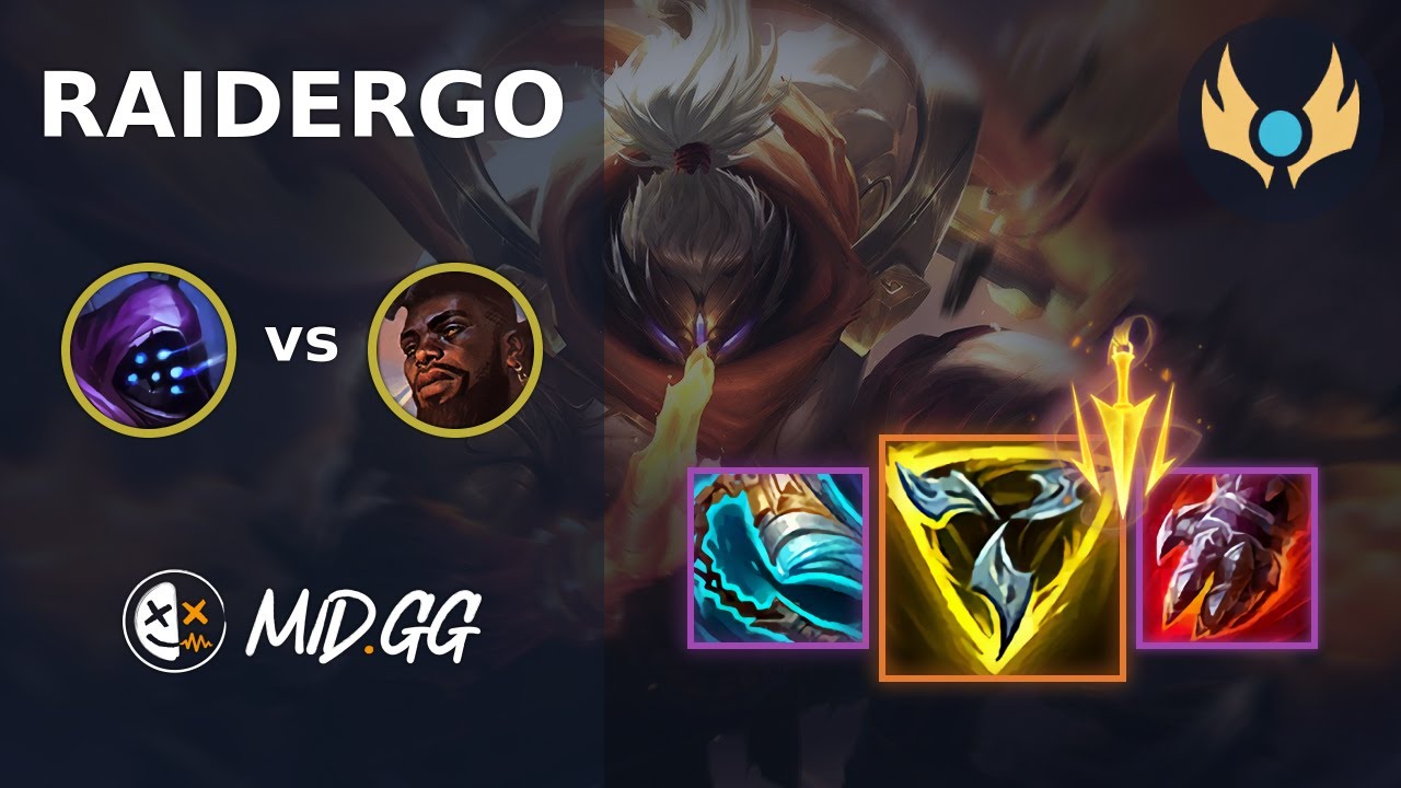 MID.GG: [ RaiderGO ] Jax TOP vs K'Sante | KR CHALLENGER | LOL Season 2025