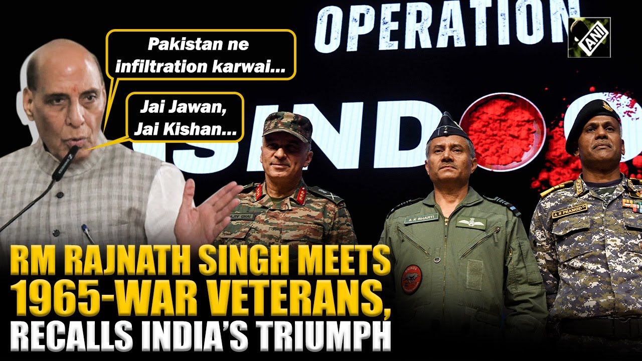 «Победа стала привычкой»: Р. М. Раджнатх Сингх встречается с ветеранами войны 1965 года и хвалит ...