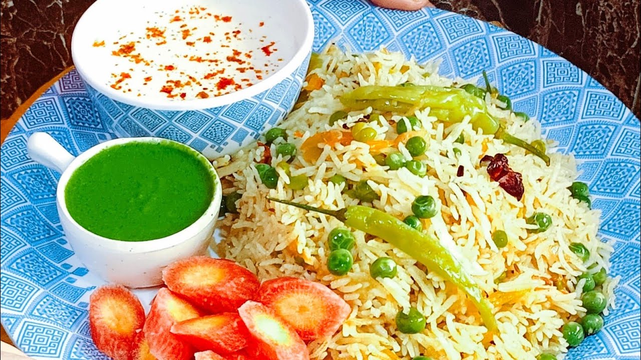 Khushboodaar matar pulao recipe ||khile khile chawal wala matar pulao||