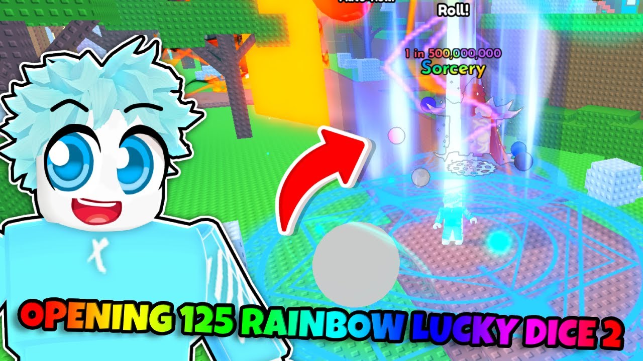 I used 125 Rainbow Lucky Dice 2 And Got This... (Pet Simulator 99)