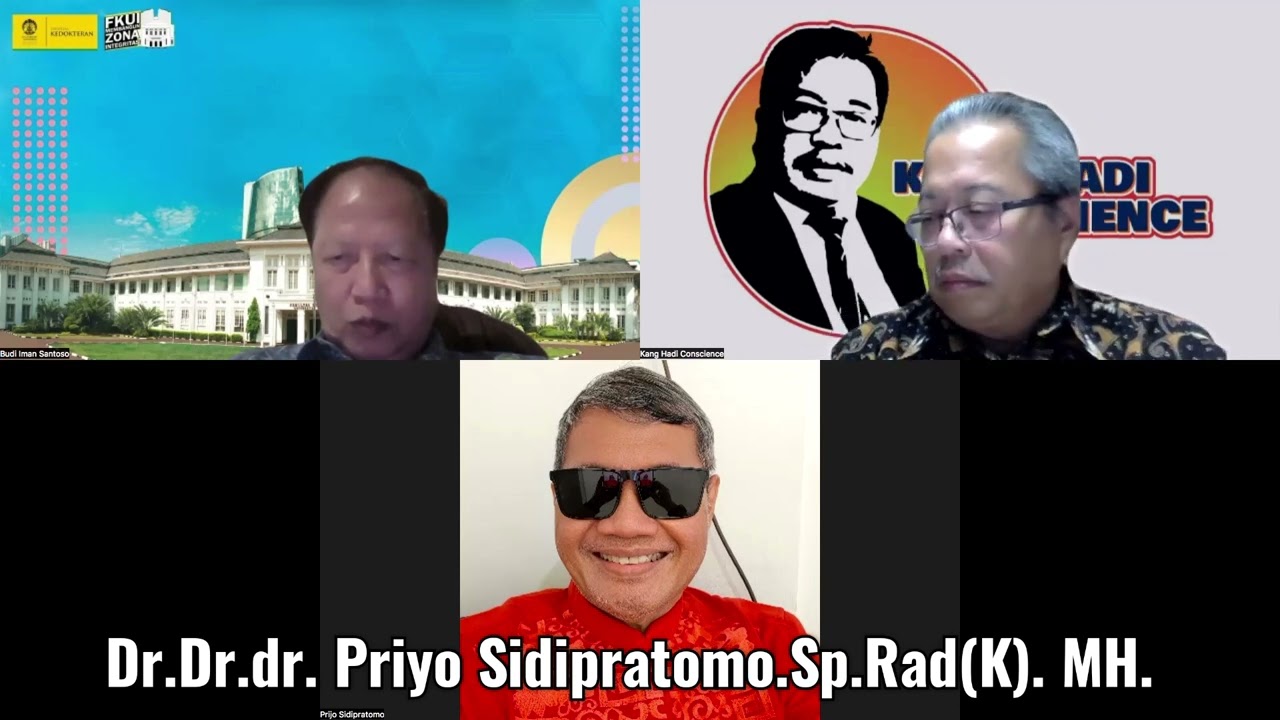 @KangHadiConscience dr Priyo, Sp.Rad. Memperjuangkan Indepedensi Kolegium, Menkes Masih Cawe Cawe.