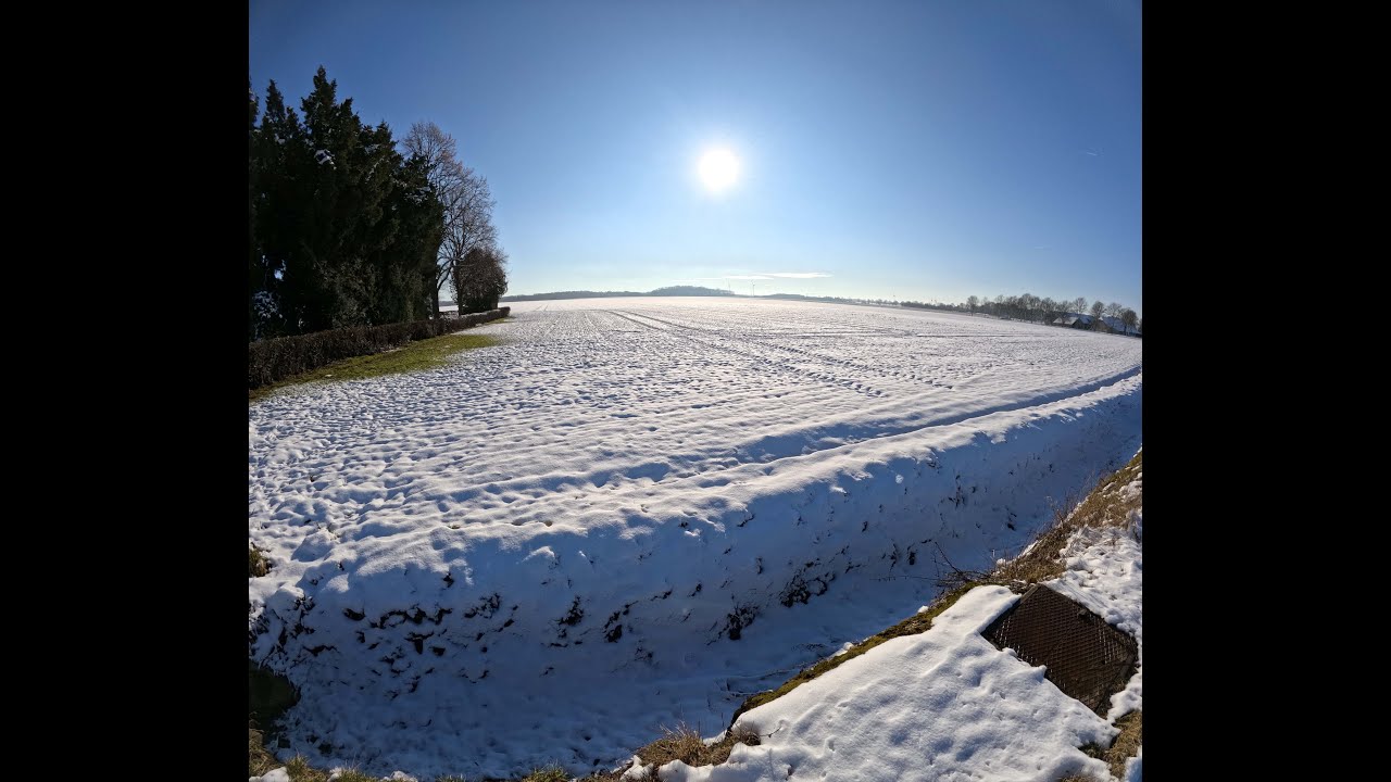 Der letzte Schnee 2026 ? !! ? - An den Ausläufern des Haarstrangs - Oberhalb von Soest - 30.01.2026