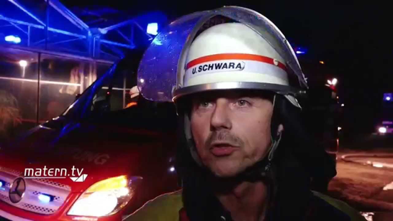 Bürstadt: Feuer zerstört vier Wohnwagen