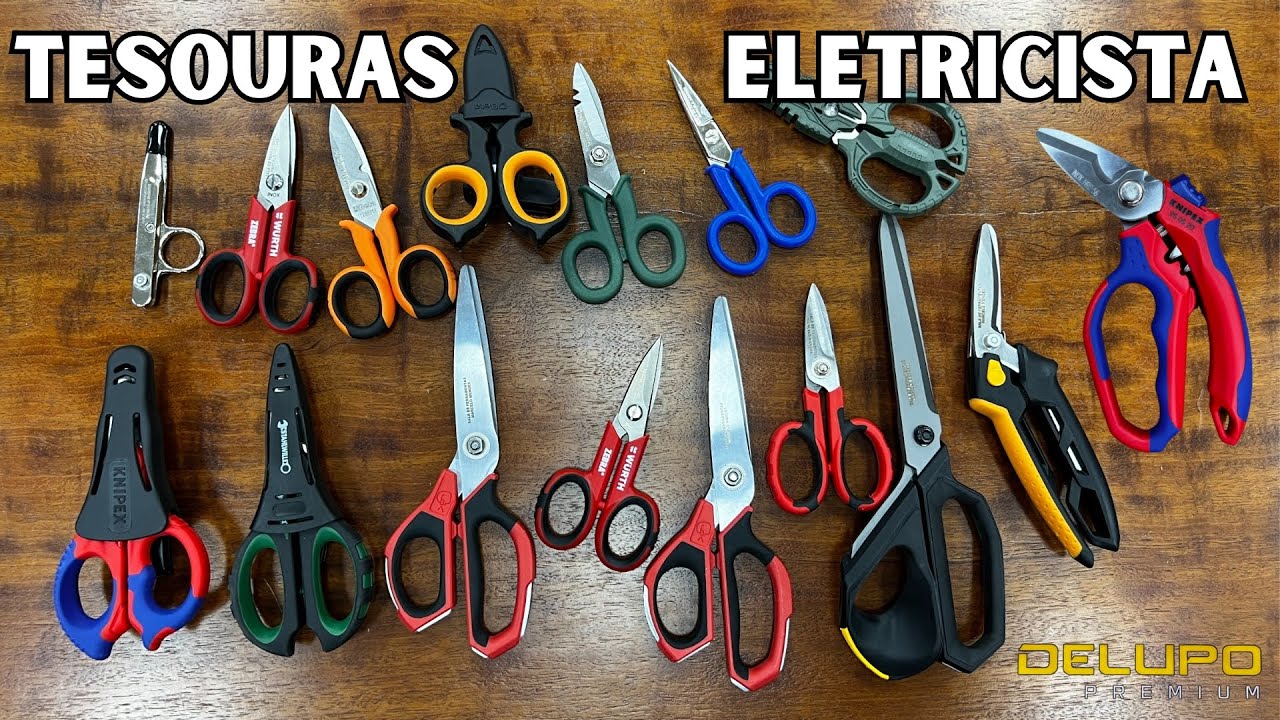 MUITO MAIS QUE UMA FERRAMENTA TESOURA ELETRICISTA UMA FERRAMENTA SENSACIONAL KNIPEX 95-05-20 #knipex
