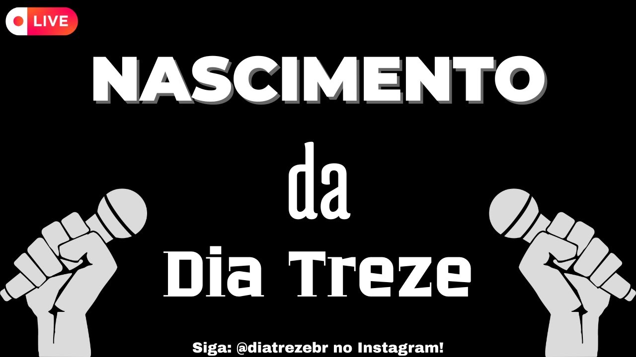 🚀 LIVE DOMINGO 27/07 &Agrave;S 20H &ndash; NASCIMENTO DA GRAVADORA&nbsp;DIA&nbsp;TREZE&nbsp;🚀