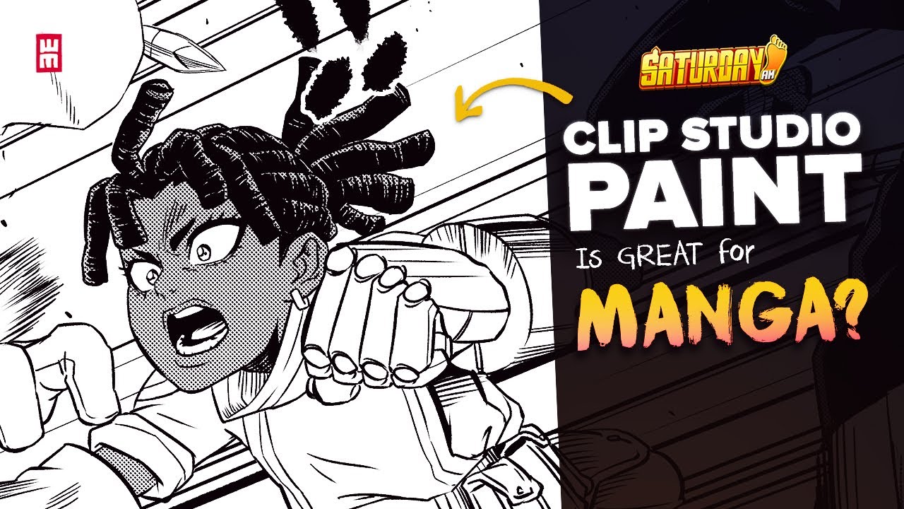 Clip Studio Paint is GREAT for Making Comics | How to Draw a Manga Page