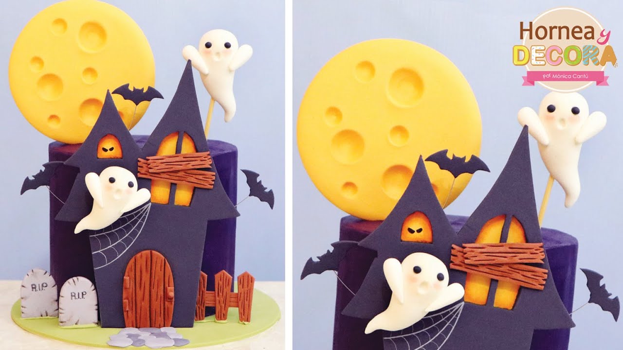 PASTEL DE HALLOWEEN CASA EMBRUJADA / #131