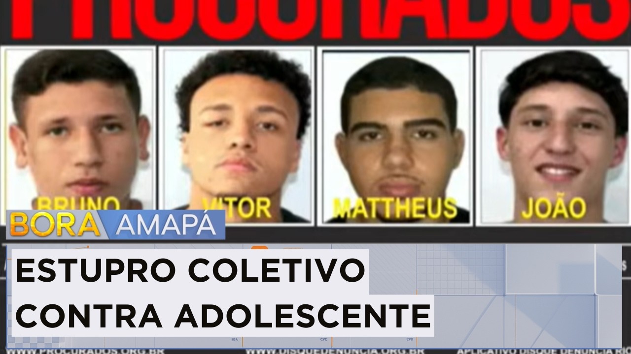 Quatro homens e um adolescente são indicados e procurados por estupro coletivo