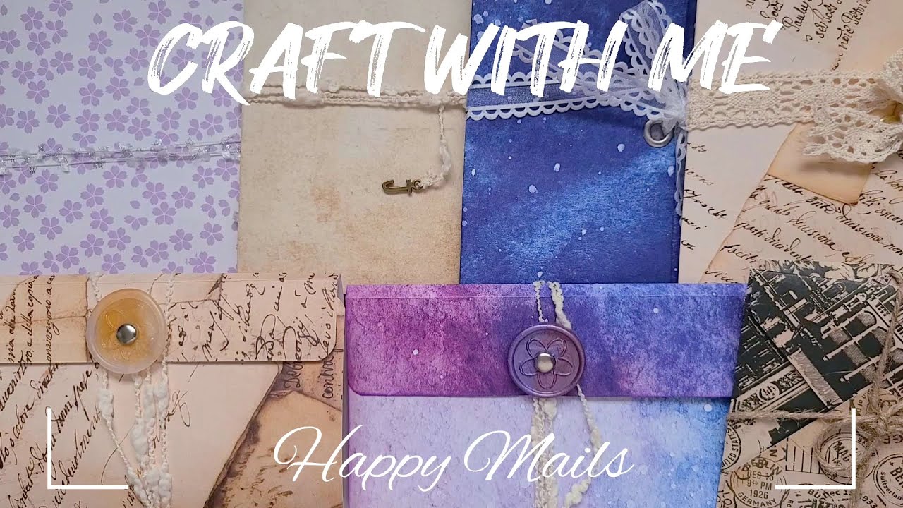 ASMR Crafting | Happy Mail Folders & Pockets