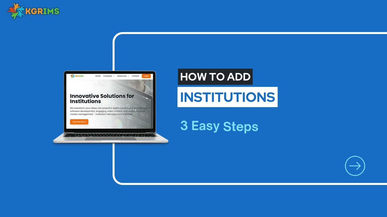 How to set up your Institution Profile on KGRIMS | Institutions Management ERP
