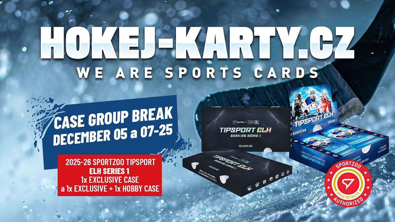 HOKEJ-KARTY.CZ GROUP BREAK CZ December 05 a 07-2025 - SPORTZOO ELH SERIES 1