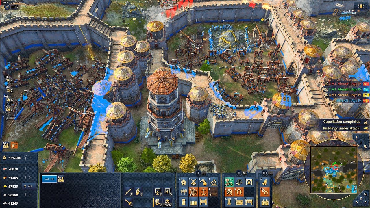 Age Of Empires 4 | Macedonian Vs OOTD, Sengoku Daimyo & French | Massive Battle