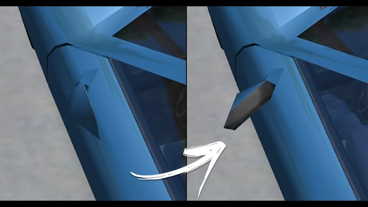 [GTA SA] VehFuncs: Folding rear mirrors