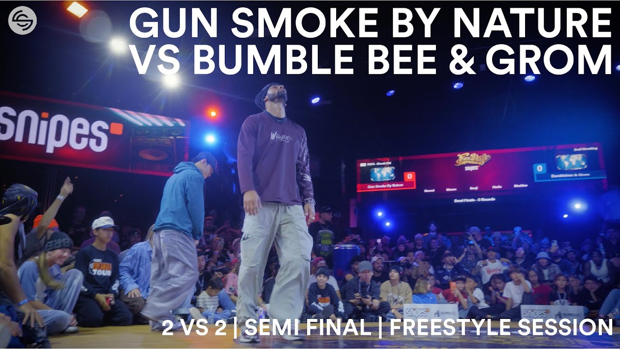 Gun Smoke By Nature VS Bumble Bee & Grom | Breakin 2 VS 2 | Semi Final   Freestyle Session 2025