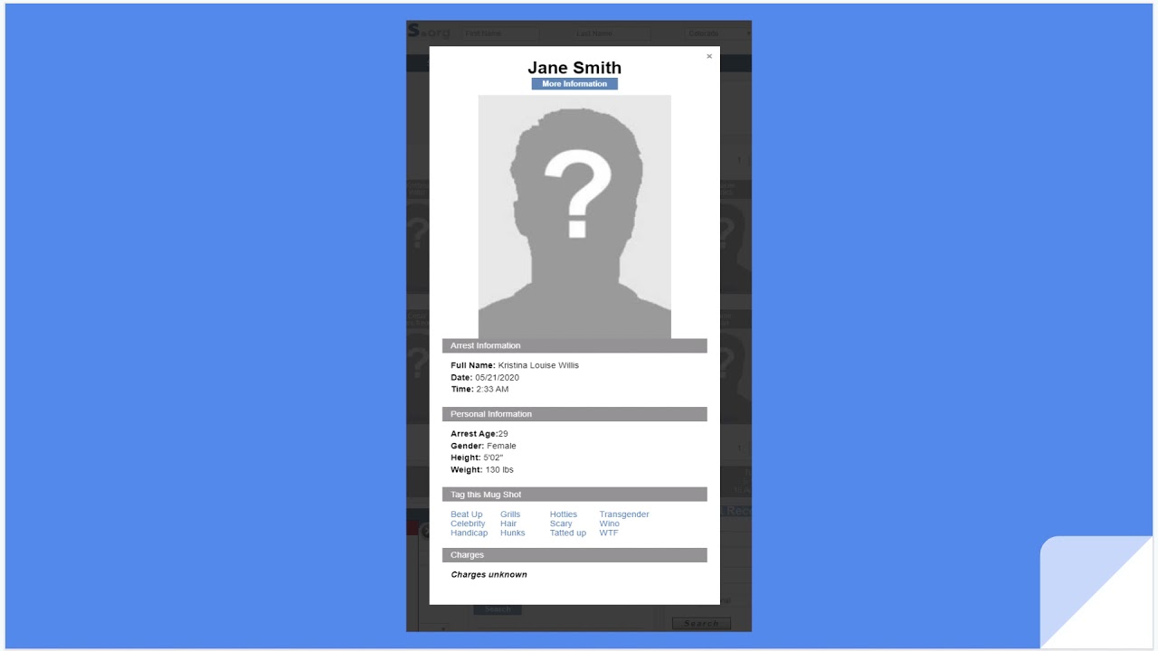 Free Mugshot Removal