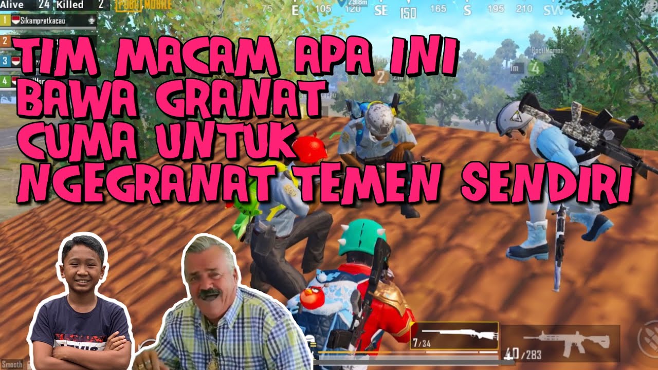 PARAH ! Tim Kacau Balau - Saling BACOT | PUBG MOBILE INDONESIA