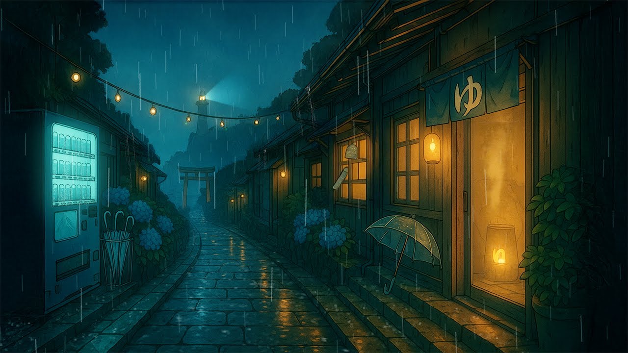 POV: You’re Lost in a Rainy Ocean Village 🌊 🌧️ | Chillhop for the Soul