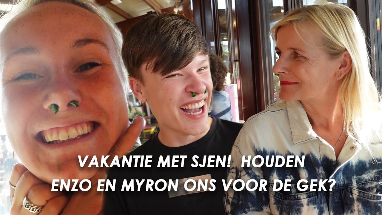 Met Sjen op vakantie en houden Enzo en Myron ons voor de gek?? #vlog76