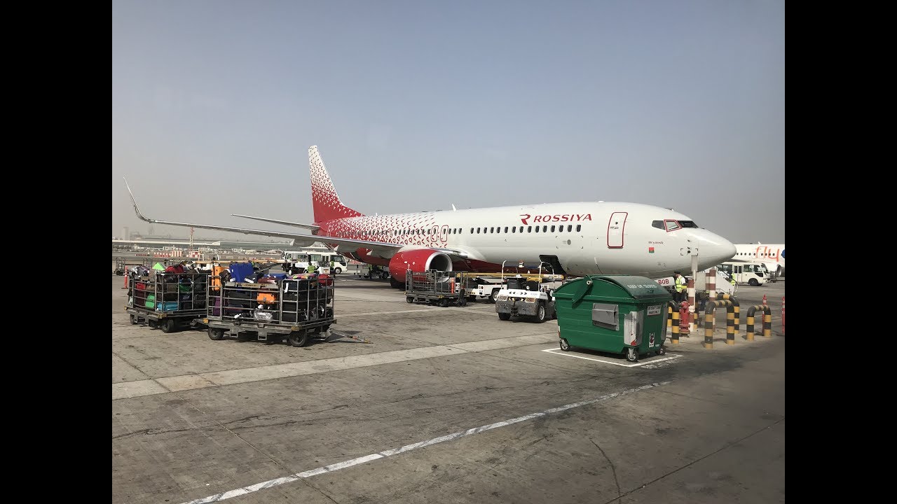(Landing) Rossiya flight FV 5729 Moscow-Vnukovo (VKO) - Dubai International (DXB)