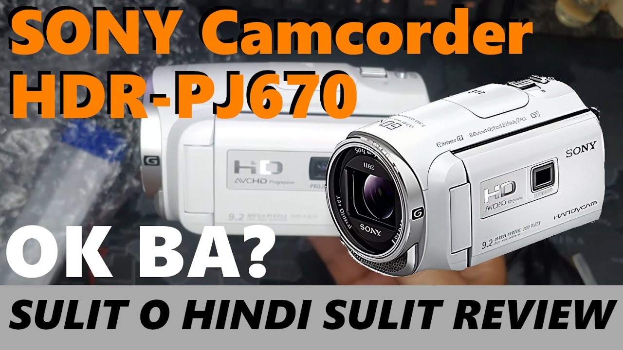 Sony Camcorder HDR-PJ670 (From Shopee Store Maniac_Japan.ph)(Possible to change language)