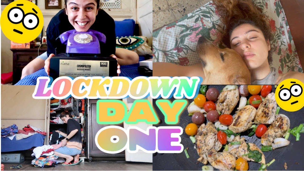 VLOG || Lockdown Day 1!!!